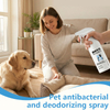 Spray desodorizante antibacteriano para animais de estimação para cuidados diários de cães e gatos
