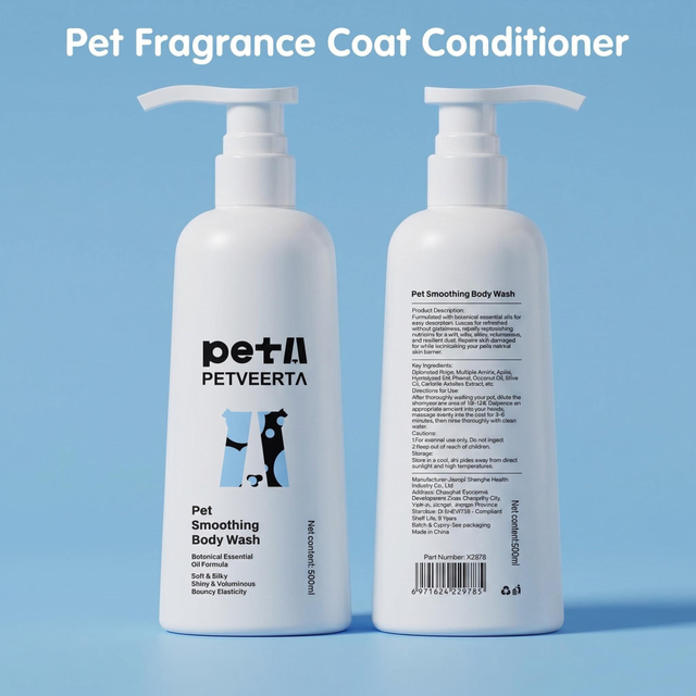 Shampoo para animais de estimação OEM Produto para animais de estimação | Condicionador de casaco com fragrância para animais de estimação com perfume de longa duração para cuidados com cães e gatos