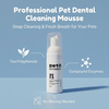 Mousse de limpeza dentária profissional para animais de estimação