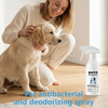 Spray desodorizante antibacteriano para animais de estimação para cuidados diários de cães e gatos