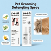 Spray anti-emaranhado para animais de estimação Spray suave para pêlos de animais de estimação