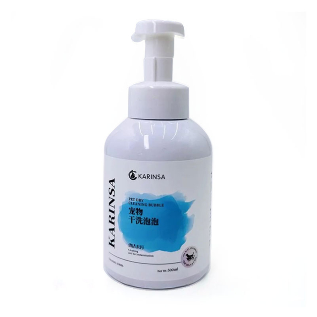 Espuma de shampoo seco sem água