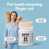 Toalhetes descartáveis ​​para cuidados orais para limpeza de dentes de animais de estimação