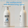Spray desodorizante antibacteriano para animais de estimação para cuidados diários de cães e gatos
