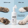 Shampoo de limpeza profunda para patas de animais de estimação, espuma para cuidados com as patas de animais de estimação