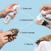 Shampoo de limpeza profunda para patas de animais de estimação, espuma para cuidados com as patas de animais de estimação