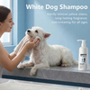 Shampoo removedor de manchas para cães brancos para clarear o pelo