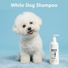 Shampoo removedor de manchas para cães brancos para clarear o pelo