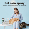 Spray hipoalergênico para pele de animais de estimação OEM / ODM com centela natural e alcaçuz - fornecimento a granel para marcas de cuidados com animais de estimação