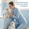 Shampoo removedor de manchas para cães brancos para clarear o pelo